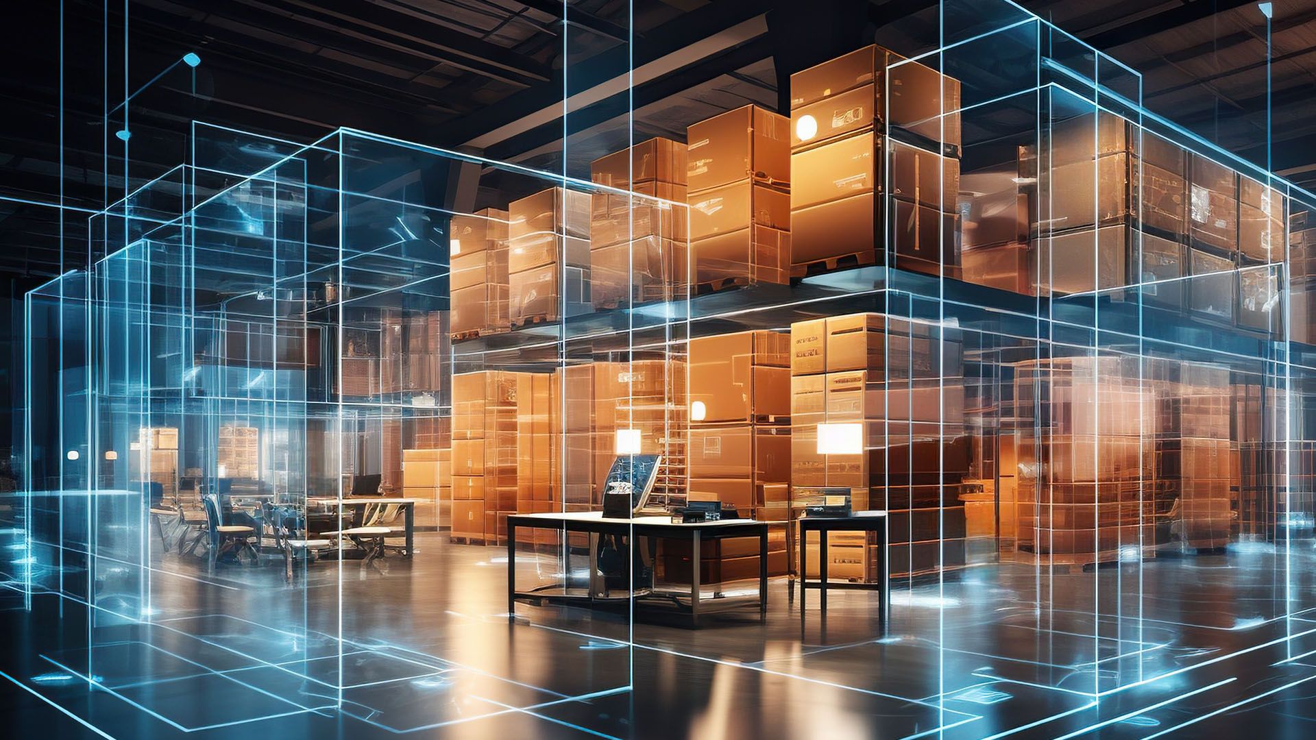 Magazzino per il commercio elettronico
